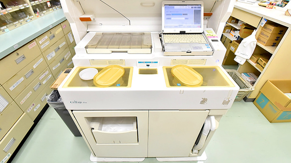 杭全みなみ薬局の調剤器具