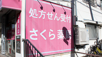 大阪千林さくら薬局の看板