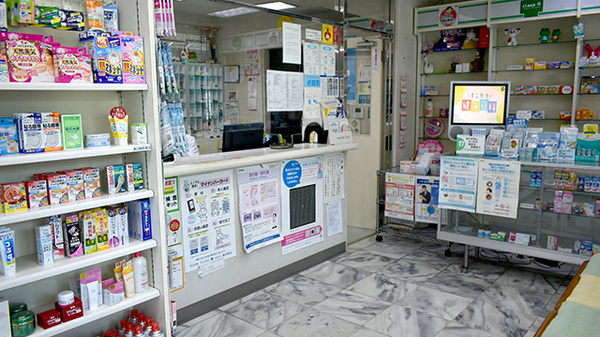 ワタナベ薬局　中津店の受付/カウンター
