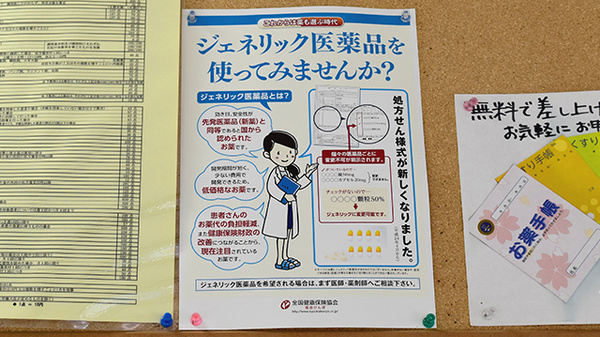 中原調剤薬局のジェネリック対応