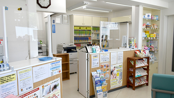 あい薬局の受付/カウンター