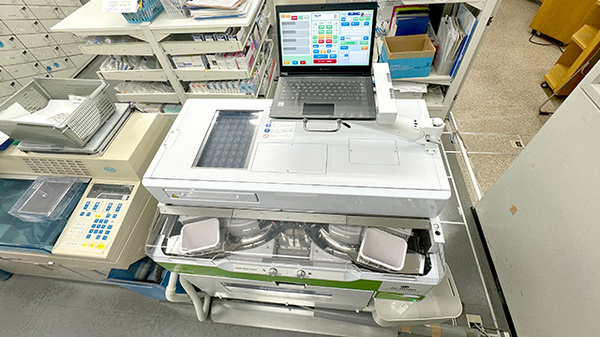 上田薬剤師会会営薬局の調剤器具