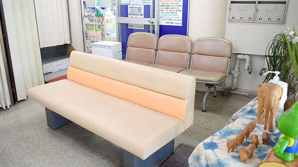 あみはま薬局の待合スペース