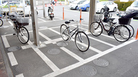 おばた薬局の駐輪場