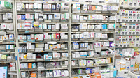 くすりのダイイチ薬局　常盤台店の薬棚