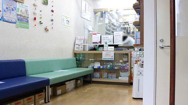 さかした調剤薬局の受付/カウンター