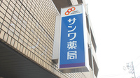 サンワ薬局西大泉店の看板