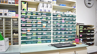 有限会社白石調剤薬局ファーマシー本通りの薬棚