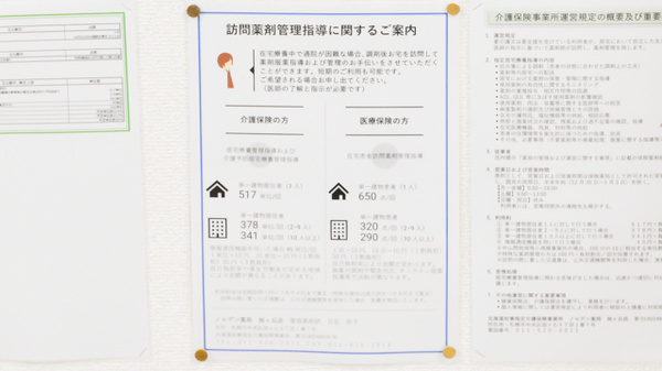 ノルデン薬局旭ヶ丘店の在宅対応