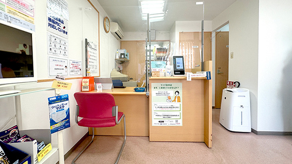 あおば薬局の受付/カウンター