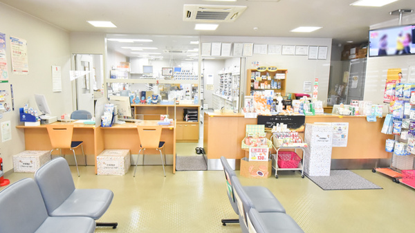 ウェルネス薬局亀田本町店の受付/カウンター