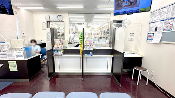 日本調剤小樽薬局の受付/カウンター