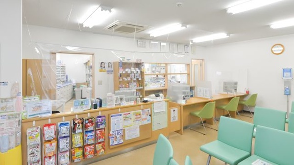 ノルデン薬局新ひだか店の受付/カウンター