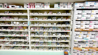 おたのしけ調剤薬局の薬棚