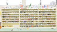 ひらかわ調剤薬局の薬棚