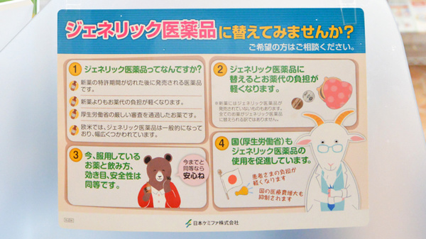 新城調剤薬局のジェネリック対応