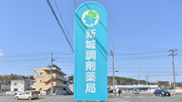 新城調剤薬局の看板