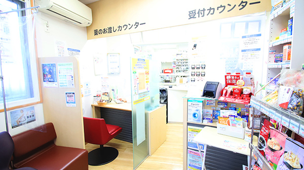ファーマライズ薬局　榴ヶ岡店の受付/カウンター