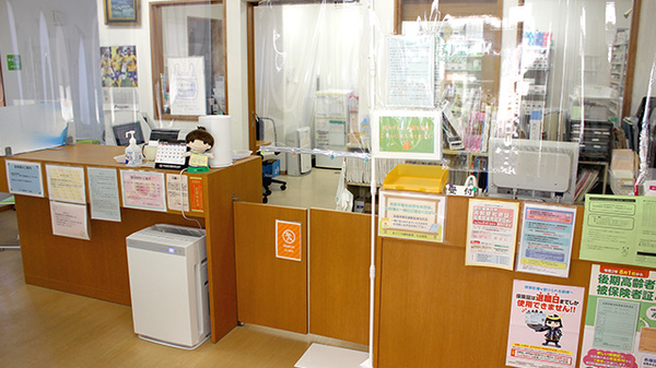 まごころ調剤薬局七北田店の受付/カウンター