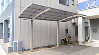 クオール薬局堂前店の駐輪場
