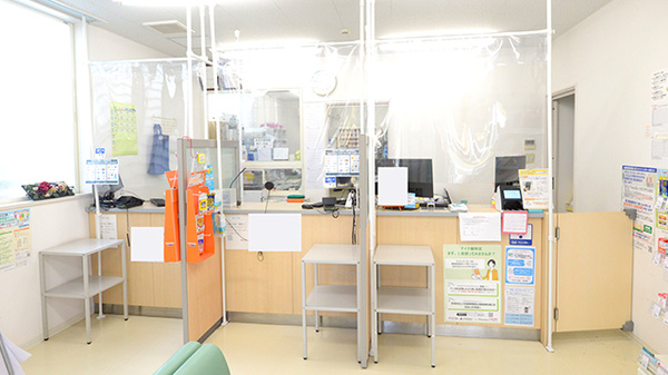 あおぞら薬局大和田店の受付/カウンター