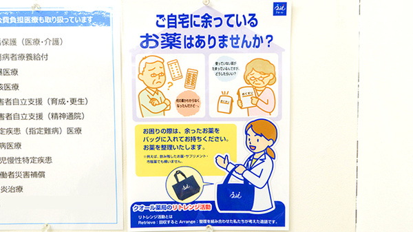 あおぞら薬局大和田店の残薬回収サービス