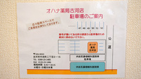 オハナ薬局古河店の駐車場案内