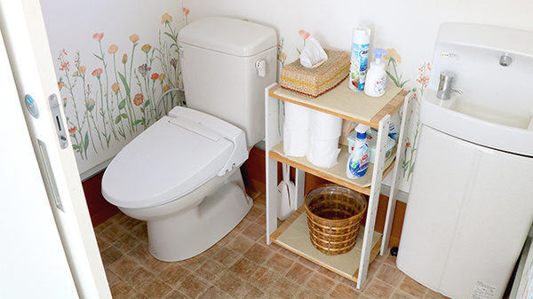 森の薬局のお手洗い