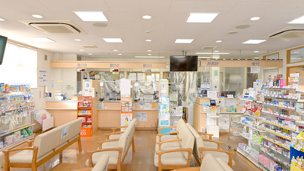 クオール薬局伊勢崎店の受付/カウンター