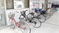 ひので薬局の駐輪場