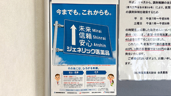 かすが薬局のジェネリック対応