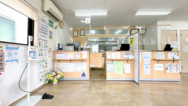 ひばり薬局石橋店の受付/カウンター