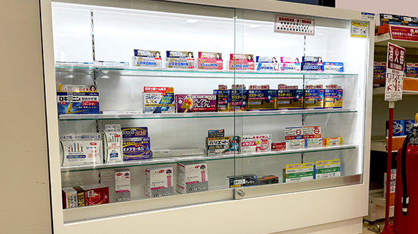 イオン薬局稲毛店の一般医薬品