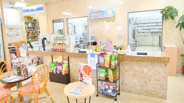緑が丘中央薬局 八千代緑が丘店の受付/カウンター