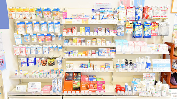 クオール薬局原木中山店の一般医薬品