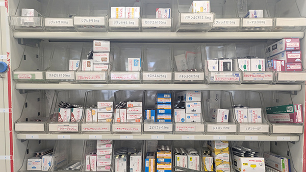 大洋薬局匝瑳店の薬棚