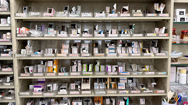 大竹薬局 清澄白河店の薬棚