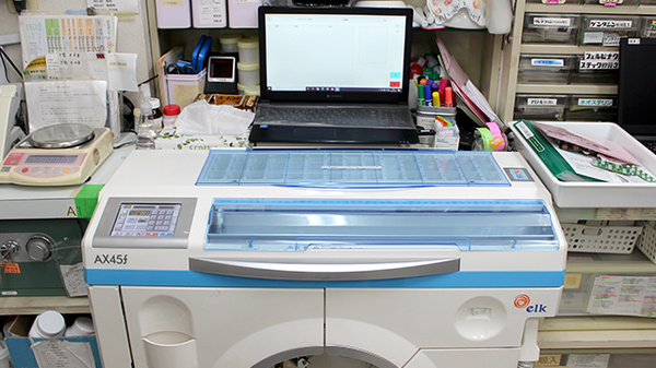 サン調剤薬局の調剤器具