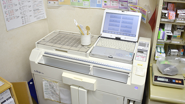 バンビー薬局馬込店の調剤器具