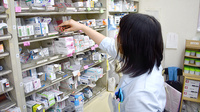 バンビー薬局馬込店の作業風景