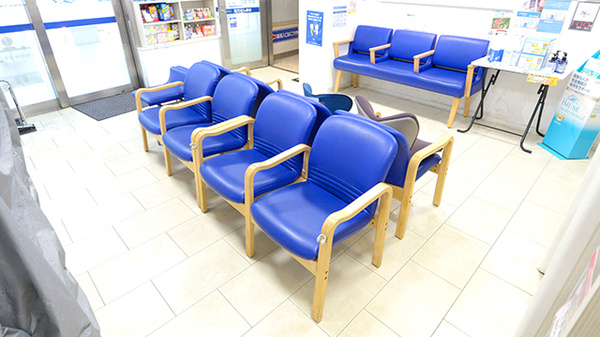 クオール薬局滝野川店の待合スペース
