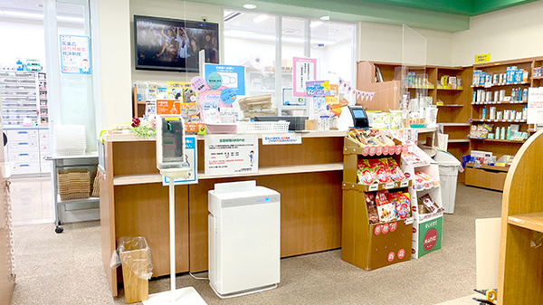 ミキ薬局日暮里店の受付/カウンター