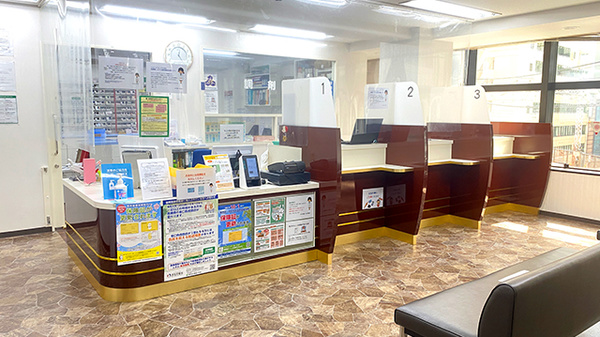 あすか薬局西日暮里店の受付/カウンター
