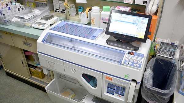 アクア薬局本店の調剤器具