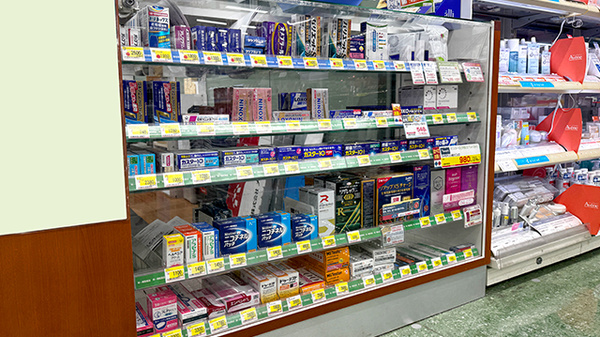 薬局トモズ武蔵境店の一般医薬品