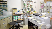 分倍薬局の調剤室