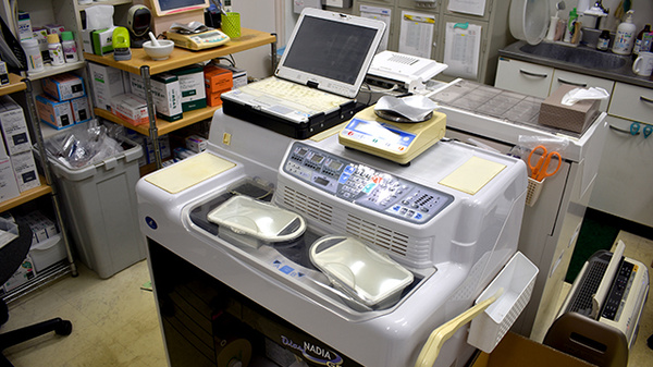 分倍薬局の調剤器具