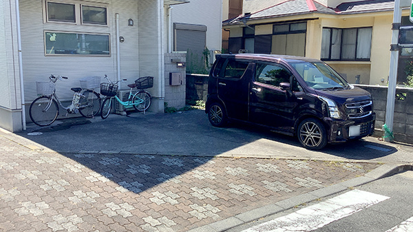 三井薬局の駐車場