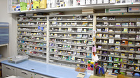 まごころ薬局市ヶ尾店の薬棚
