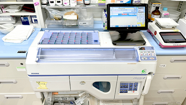 アクア薬局新丸子店の調剤器具